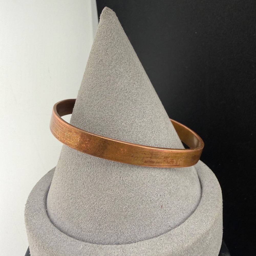 Vintage‎ Sabona London Copper Cuff Bracelet Magnetic  6.5"